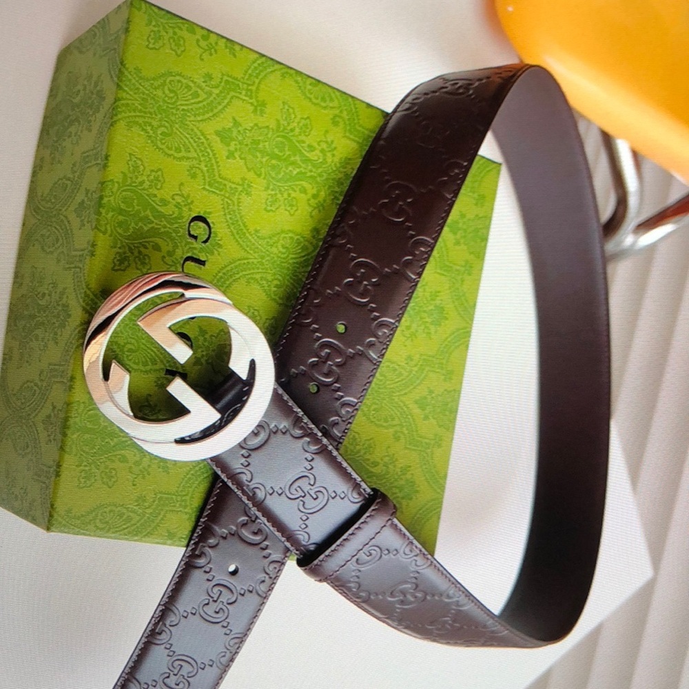 Gucci Black leather Belt